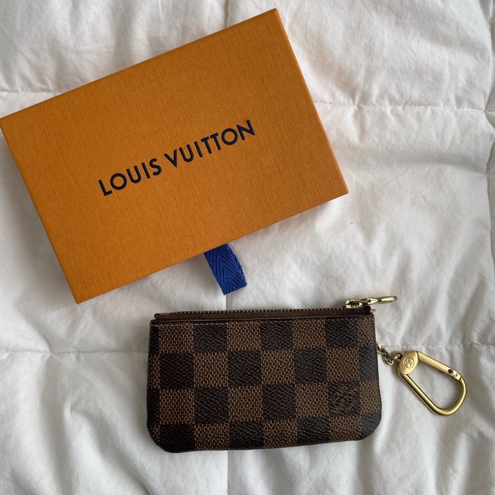 Louis Vuitton Damier Ebene Key Clé